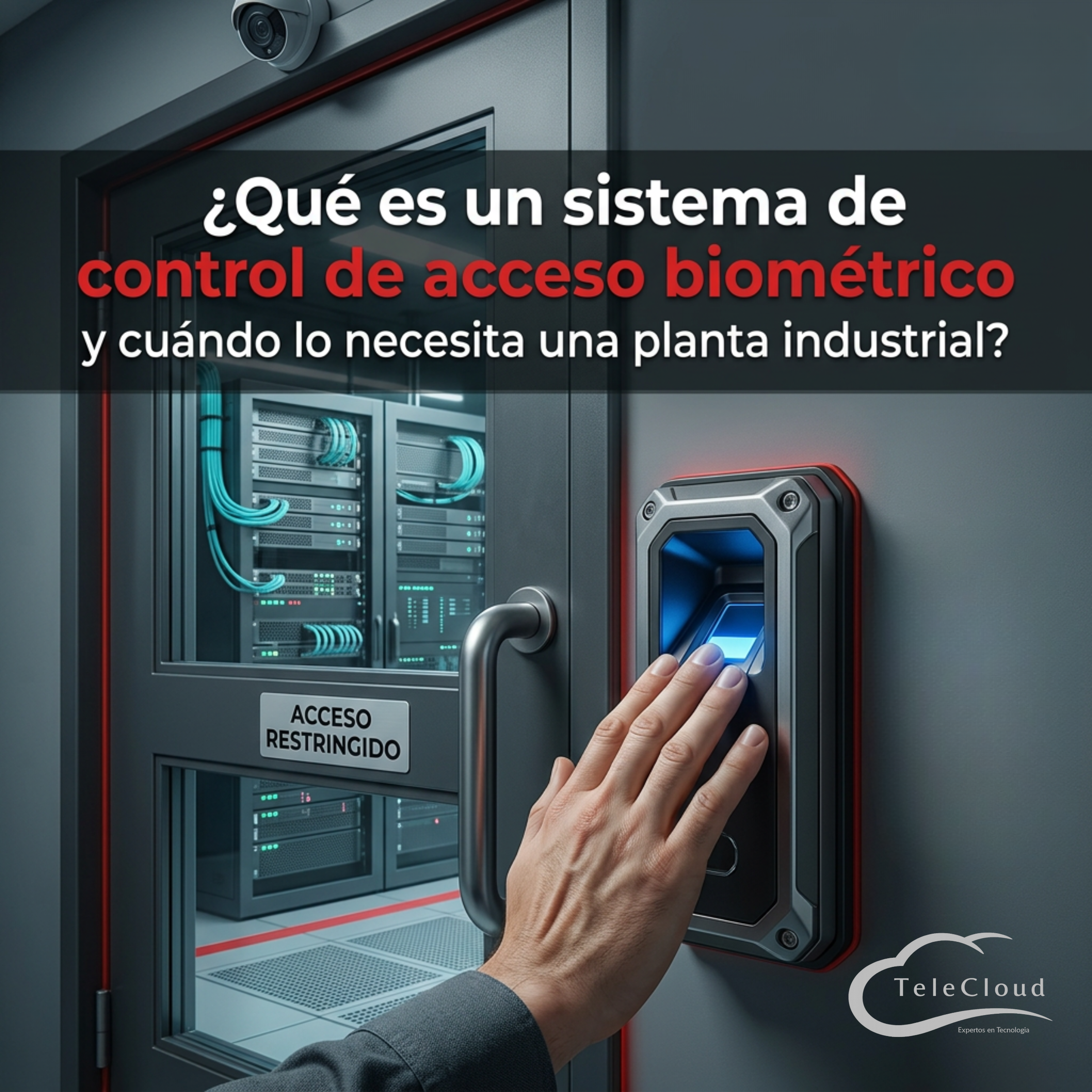 ¿Qué es un sistema de control de acceso biométrico y cuándo lo necesita una planta industrial?